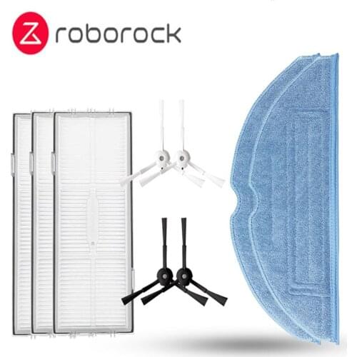 Original Mop Cloths Side Brush Filter Accessories Parts for XiaoMi Roborock S7 S7Max S7Maxv Robot Vacuum Cleaner