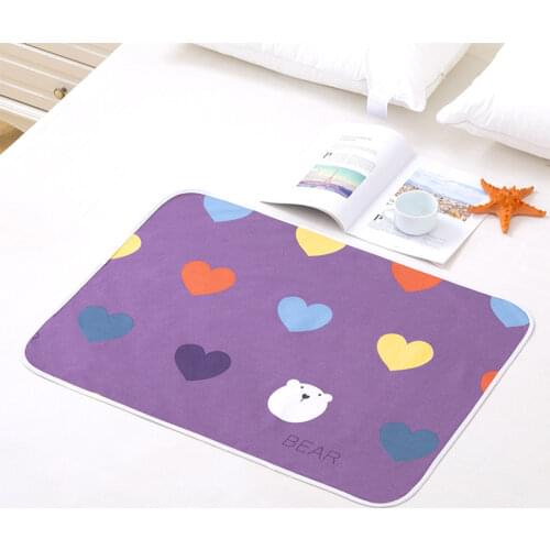 Baby Changing Pad Toddler Mattress Urine Mat Waterproof Newborn Cotton Sheet Protector Travel Reusable Cloth Diaper