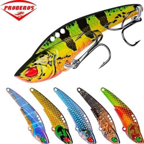 1pc Proberos 12-22g VIB Pencil Fishing Lure 6 Color fishing tackle 6-7.7cm Length Fishing Bait New Top DW1154