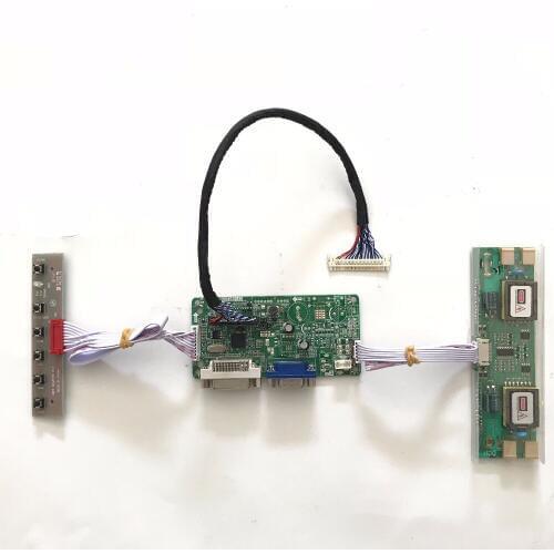 RT2281 DVI VGA for 19inch 1280x1024 M190EN03 LVDS Monitor Kit LCD Controller Board driver board support dropshipping