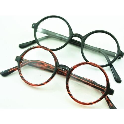 60s Vintage small Round 44mm Reading Glasses Men Women Acetate Full Rim +50 +75 +100 +125 +150 +175 +2 +250 +3 +350 +375 +4 +425
