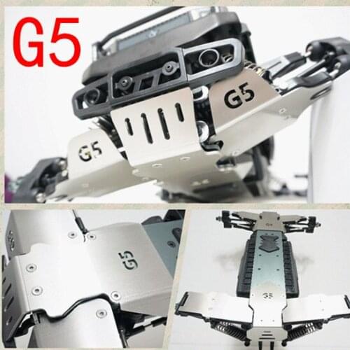 Stainless Chassis Plate Protection Anti Crash + Suspension Arm Plate For Thunder Tiger MT4 G5 NEW