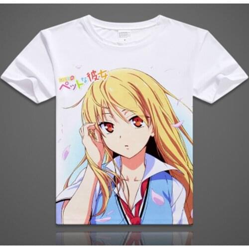 The Pet Girl of Sakurasou T-Shirt Anime sakura sou no pet na kanojo Shiina Mashiro Short-sleeved T shirt Fashion Men Women Tees