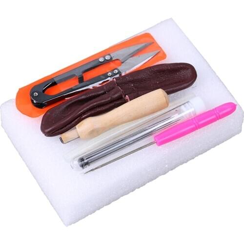 1set DIY Felting Tools Felt Kit With Needle Craft Kit Scissor Awl Wool Felting Accessories Tools Felting Craft Handmade