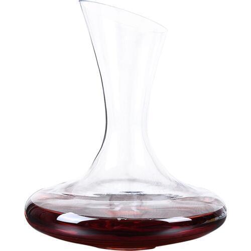 1000ml/33.4oz Glass Wine Decanters Bevel Spout Wine Aerator Container Wine Dispenser
