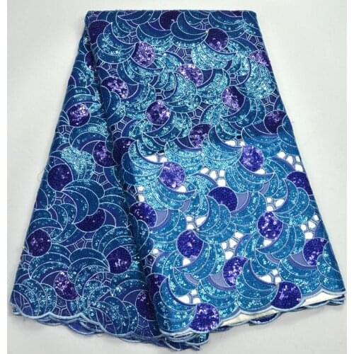 2018 New arrival Silver sequins French African Lace Fabric High Quality with beads African Embroidered Tulle Lace Fabric KS9-3
