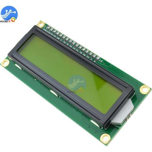 3.3V LCD 1602 Yellow Backlight 16*2 Lines White Character LCD 1602A For Raspberry