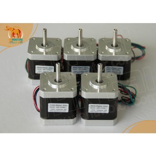 5pcs NEMA17 78 Oz-in CNC stepper motor stepping motor/2.5A wantai cnc motor 42BYGHW811 High Quality in 3D Printer