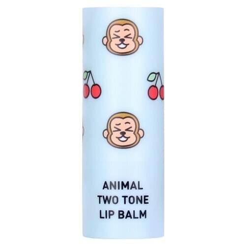 Lip Balm - Animal Two Tone Lip Balm Cherry Monkey Red Skin79 Moisturize Lip Protection Beauty Makeup Skin Care Korea Cosmetic