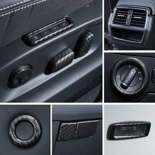 For SKODA KODIAQ 2017 2018 2019 Car covers,Car-Styling High-quality ABS Chrome full car interior decoration sequins