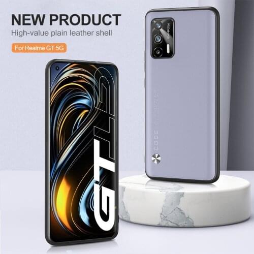 Leather Shockproof Protect Cover For oppo realme GT 5G GT NEO reno 5 lite v5 5lite reno 6 pro find x3 a55 a93 Silicon Frame Case