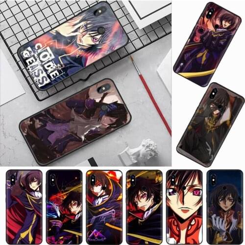 Code Geass Lelouch Anime Phone Case For Xiaomi Redmi mi note max 3 5 6 8 9 10 t S SE lite pro Soft Silicone Shell Cover Funda