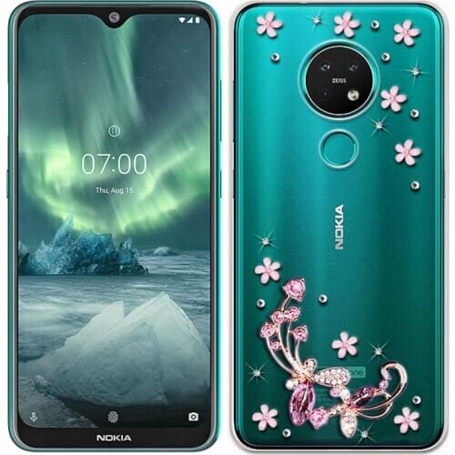Glitter Case For Nokia 7.2 6.2 1 2.1 2.2 3 3.1 4.2 5 5.1 6.1 Plus Phone Case 3D Bling For Nokia 5.4 3.4 2.4 5.3 1.3 Cover Coque