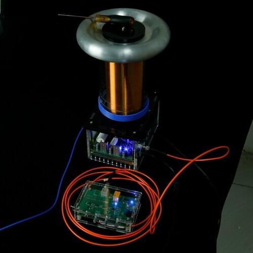 Drsstc digital magnetic levitation Solid state music Tesla coil drsstc lightning simulation experiment