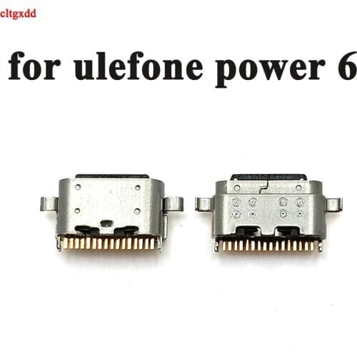 Cltgxdd 1pcs micro usb Type c usb charger jack charge charging doct port connector for Ulefone power 6 Lenovo p10 TB-X705F