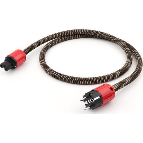 HI-End FP-314Ag 5N PCOCC copper Audiophile Audio AC Power Cable Cord EU version plug HIFI Power Cable,hifi power cabl
