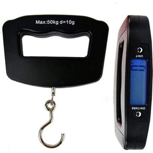 Pocket 50Kg/10g LCD Digital Hanging Hook Weight Luggage Useful Electronic Scale