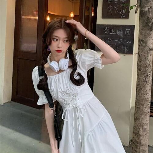Koukima White Summer Dresses