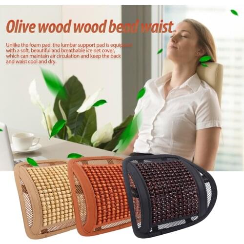 Car Chair Back Support Massage Cushion Mesh Relief Lumbar Brace Car Truck Office Home Cushion Seat Chair Lumbar Back Support