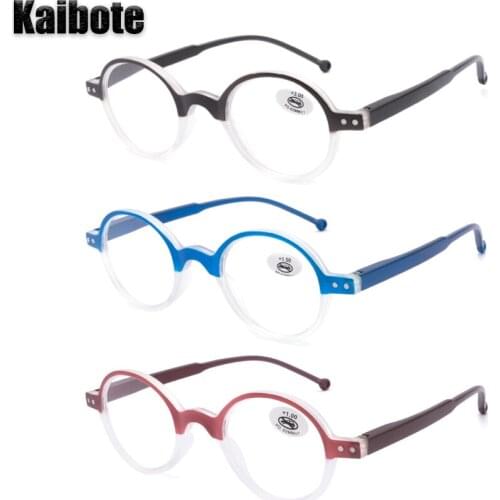 KBT Super Valued Pack 3 Pairs Reading Glasses Round for Men Women Reader Eyewear High Quality Presbyopic Eyeglasses Unisex