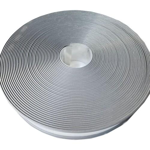 80mm Grey Slot Stainless Steel Roll Channel Letter Trim Cap Luminous Sign Coil Advertising HandmadeTrim