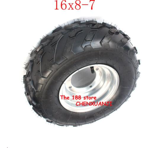 Most popular GO KART KARTING ATV UTV Buggy 16X8-7 Inch Wheel Tubeless Tyre Tire Go Kart Knobby
