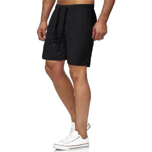 Harem Shorts Outdoor Gym Pants Fifth Quick Dry Solid Color Drawstring Closure Beach Shorts for Fitness Cargo Shorts Loose Pants