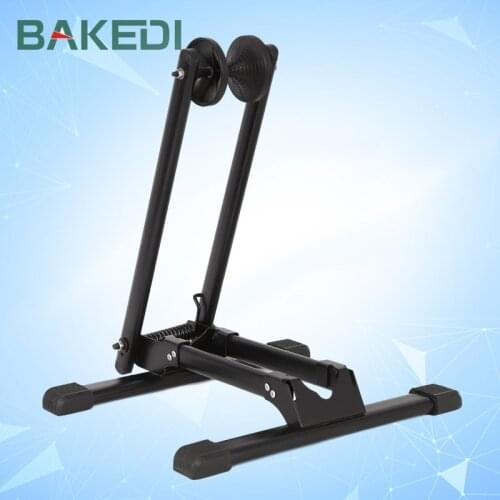 Aluminum Alloy Bicycle Folding Parking Rack Mountain Bike Portable Display Stand Single Double Wall Plug-in L-Type Bracket
