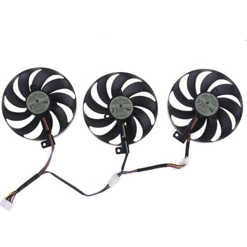 Replacement cooler fan T129215SU 12V 0.5A 88mm For -ASUS RX5700 RX5700 XT RTX2080TI 8GB ROG STRIX OC Graphics Card Fan