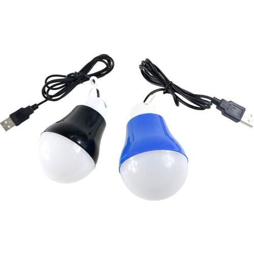 USB LED lamps led lights ball Bulb Camping Light Portable Pure White Light 5V USB Powered Bulb Outdoor LED Lamp