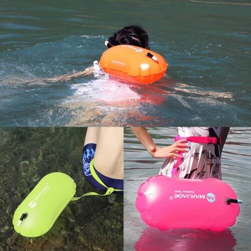 Water Sports Safety Swimming Device Floating Inflatable Buoy For Pool Open Water Sea Swim Air Bag Framed Pool Inflatable Mattres
