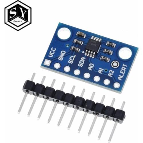 High Accuracy Temperature Sensor MCP9808 I2C Breakout Board Module 2.7V-5V Logic Voltage for Arduino 9808