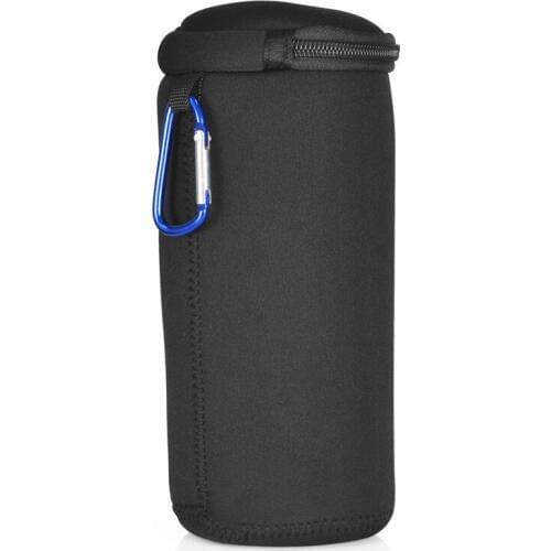 Protective Portable Speaker Case Bag for SONY SRS-XB30 XB31 Wireless Bluetooth Speaker Storage Pouch with Carabiner 22x10x10cm