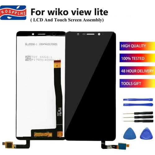 For Wiko View Lite LCD Display + Touch Screen Digitizer Assembly Replacement For Wiko View Lite Phone Screen Replace Part + Tool