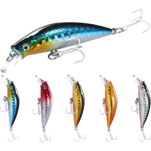 Diving Plastic Simulation Bait Hard Bait Fake Bait 6CM / 6g Freshwater Sea Fishing Fishing Bait Boxed Fishing Tackle fishing