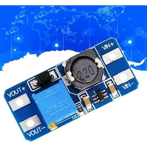 DC-DC Boost Module 2A Boost Power Supply Board Step Up Converter Booster Input 3V/5V To 5V/9V/12V/24V Adjustable MT3608