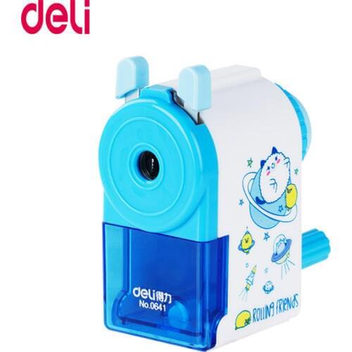 Deli Mechanical pencil sharpener Stationary Office apontador Hand-operated manual sharpener School supplies for kids