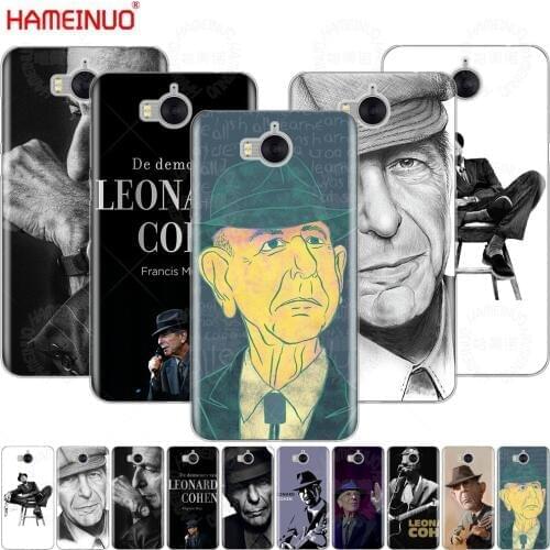 HAMEINUO Leonard Cohen cell phone Cover Case for huawei honor 3C 4X 4C 5C 5X 6 7 Y3 Y6 Y5 2 II Y560 Y7 2017