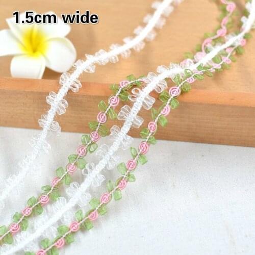 Fine Mesh Woven Flower Lace DIY Jewelry Gift Box Bouquet Headgear Necklace Multipurpose Decorative Ribbon Clothes Accessories