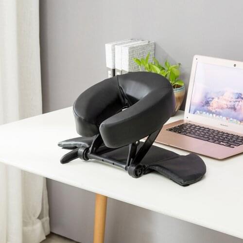 A1 Home Massage Kit - Deluxe Adjustable Headrest Face Pillow Home Massage Beauty Cradle Rest Pad For Tabletop