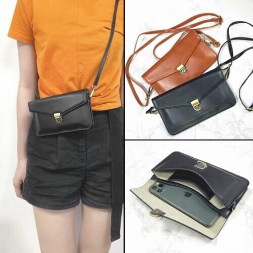 Mini Portable Fashion iPhone12 Mini 11 pro max 7plus 8 xr Phone bag Crossbody Shoulder PU Leather Wallet Cell Phone Case samsung