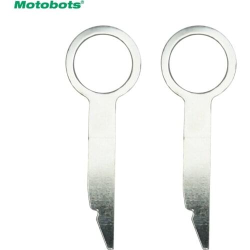 MOTOBOTS 2Pcs Car CD DVD Stereo Head Unit Key Removal Tools Host Disassembly Repairing Tools #FD5756