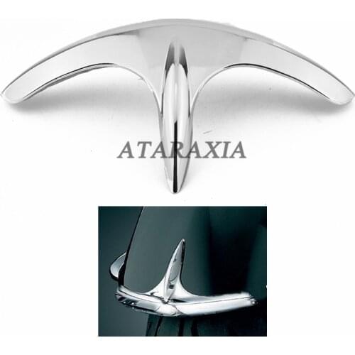 Motorcycle Front Fender Tip Trim Decor Decoration For Honda Goldwing GL1800 2001-2017 F6B 2014-2017 Valkyrie 2014-2017