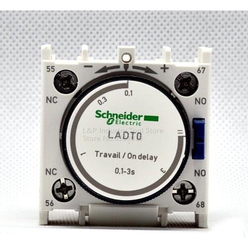 100% New Original Schneider LADT0 0.1-3S Time Delay Block Electricity Delay LA-DT0 For Contactor