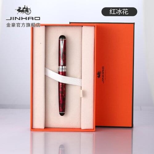 JINHAO X750 Fountain Pens 0.5mm M Nib Metal Silver Clip Inking Pens for Writing Back To School Office Supplies Stationery New