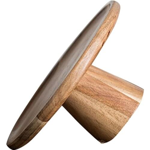 Elevated Wooden Cake Tray Creative Food Tray Multi-Purpose Ecological Wood Dessert/Fruit Tray Home Decoration