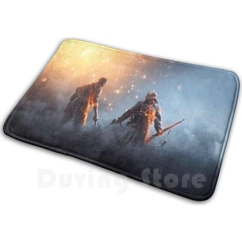 Battlefield 1 Soft Non-Slip Mat Rug Carpet Cushion Video Game Fanatics Online Gaming Gg Good Game World War Soldiers