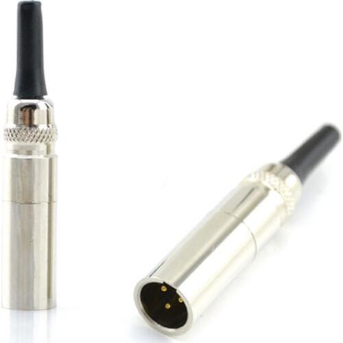 2pcs MINI male Gold plated XLR connector terminal, K271,K240,K272,K242,K702 headphone upgrade plug