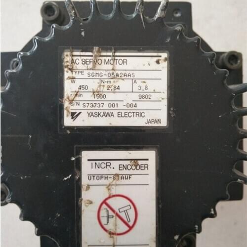 SGMG-05A2AAS servo motor , used one, 85% appearance new , good working , free shipping