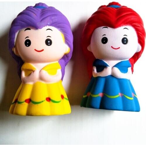 Jumbo Squishy Toys Children Slow Rising Antistress Toy princess Squishies Stress Relief Toy Funny Squeeze Toy 15cm